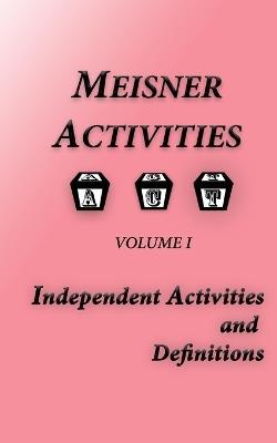Meisner Activities: Drama Activities for Improvisation - Simon Blake - cover