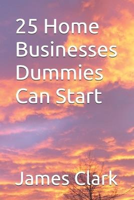 25 Home Businesses Dummies Can Start - James Clark - cover