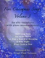 Five Christmas Songs for Alto Saxophone - volume 3