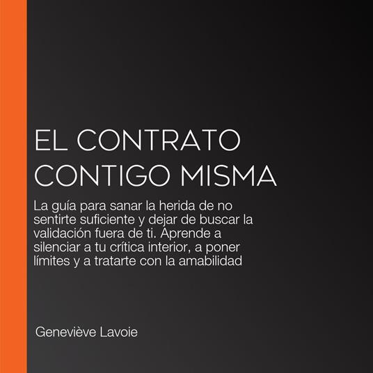 EL CONTRATO CONTIGO MISMA