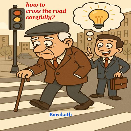 How to cross the road carefully?