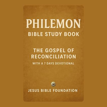 Philemon Bible Study Book