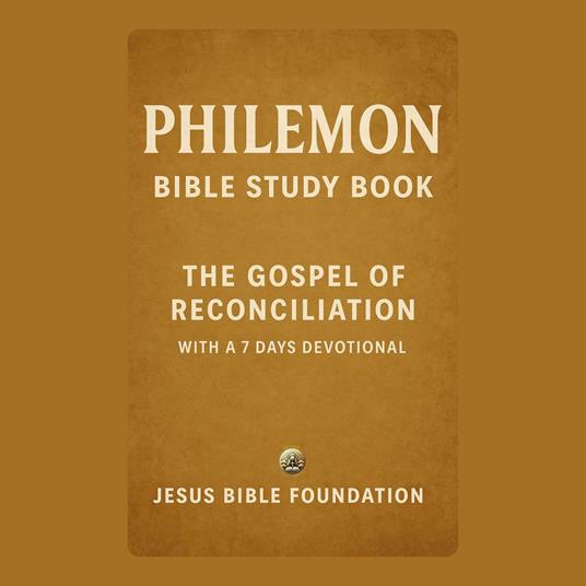 Philemon Bible Study Book