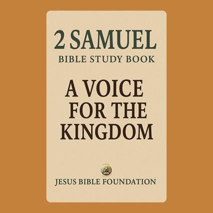 2 Samuel Bible Study Book