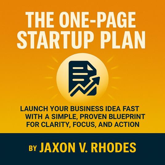One-Page Startup Plan, The