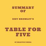 Summary of Izzy Bromley’s Table for Five