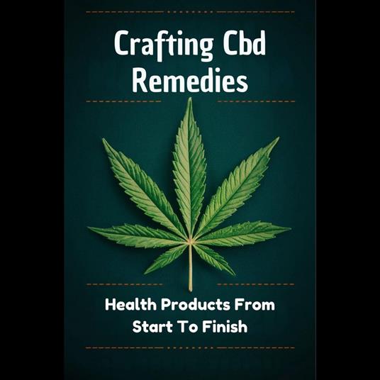 Crafting Cbd Remedies: Health Products From Start To Finish