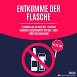 Entkomme der Flasche