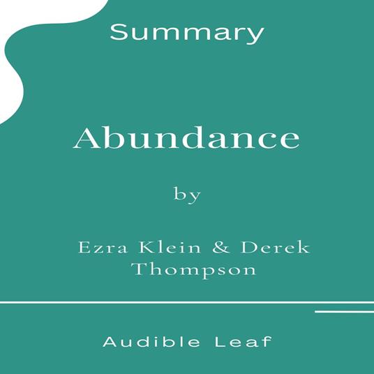 Abundance: What Progress Takes by Ezra Klein and Derek Thompson Audiobook Summary