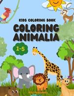 Coloring Animalia: Kids coloring book