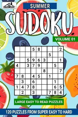 Summer Sudoku Super Easy to Hard: Volume 01 - Puzzle Shack,Matthew Irwin - cover