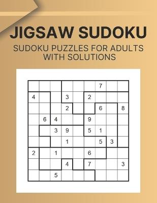 Jigsaw Sudoku: 200 Large Print Sudoku Puzzles For Adults with Solutions - Happy Hues - cover