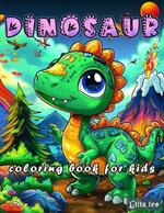 Dinosaur coloring book for kids: beautiful dinosaur coloring book