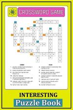 Crossword Game Book Interesting Puzzle Game