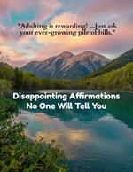 Disappointing Affirmations No One Will Tell You: Enough with the sunshine and rainbows! Embrace the glorious reality of mediocrity (and maybe a little self-deprecation).