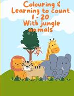 Learning to count 1 to 20 with jungle animals