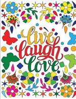 Live, Laugh, Love Coloring Book