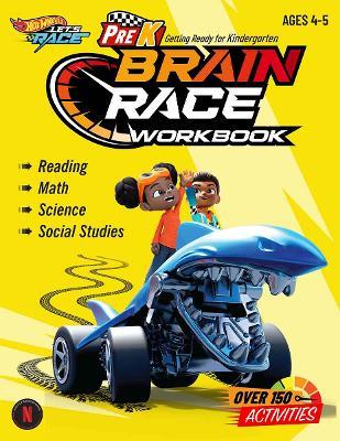 Hot Wheels Brain Race PreK Workbook - Teacher Created Materials - cover