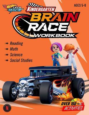 Hot Wheels Brain Race Kindergarten Workbook - Teacher Created Materials - cover