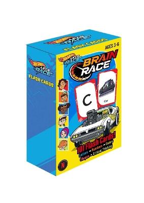 Hot Wheels Brain Race Flash Cards: 101 Cards for Preschool to Kindergarten Practice | Letters, Numbers, Colors & Shapes | Early Learning for Kids Ages 3-6 - Teacher Created Materials - cover