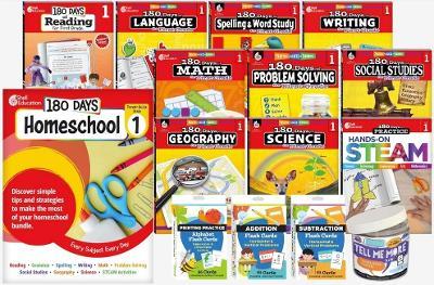 180 Days™: Homeschool Grade 1 Set: Every Subject, Every Day - Multiple Authors - cover