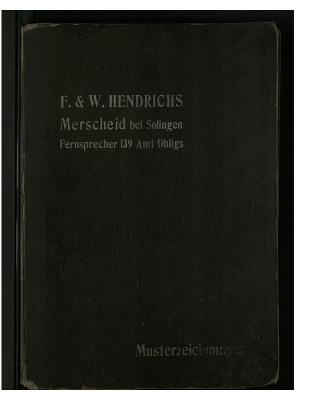 Hendrichs drop-forged scissor blanks catalogue - Grace Horne - cover