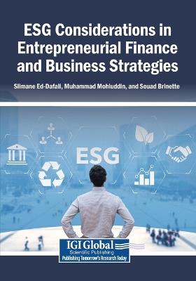 ESG Considerations in Entrepreneurial Finance and Business Strategies - cover