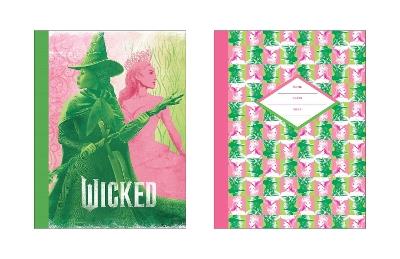 Wicked Pink & Green Composition Notebook Set (Set of 2) - Insight Editions - cover