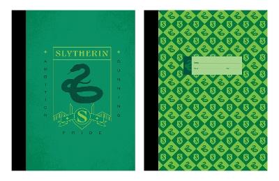 Harry Potter: Slytherin Composition Notebook Set (Set of 2) - Insight Editions - cover