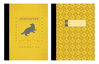 Harry Potter: Hufflepuff Composition Notebook Set (Set of 2) - Insight Editions - cover