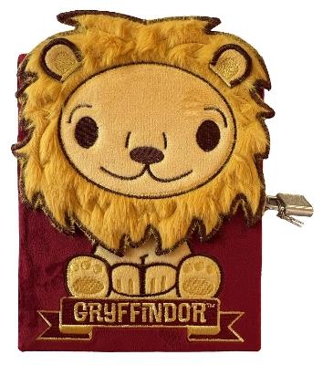 Harry Potter: Gryffindor Plush Lock & Key Diary - Insight Editions - cover