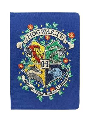 Harry Potter: Hogwarts Crest Embroidered Journal - Insight Editions - cover