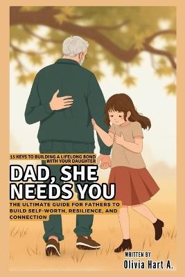 Dad, She Needs You: 15 Keys to Building a Lifelong Bond with Your Daughter: The Ultimate Guide for Fathers to Build Self-Worth, Resilience, and Connection - Olivia Hart - cover