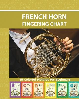 French Horn Fingering Chart: 45 Colorful Pictures for Beginners - Helen Winter - cover