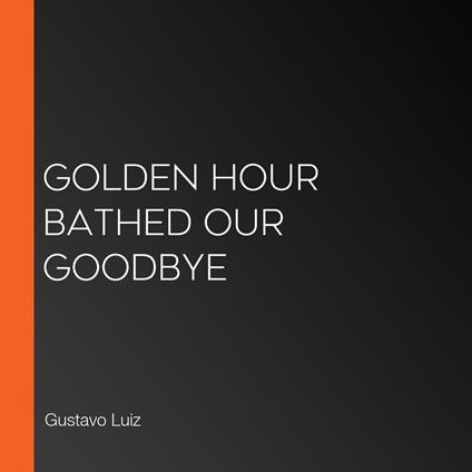 Golden hour bathed our goodbye