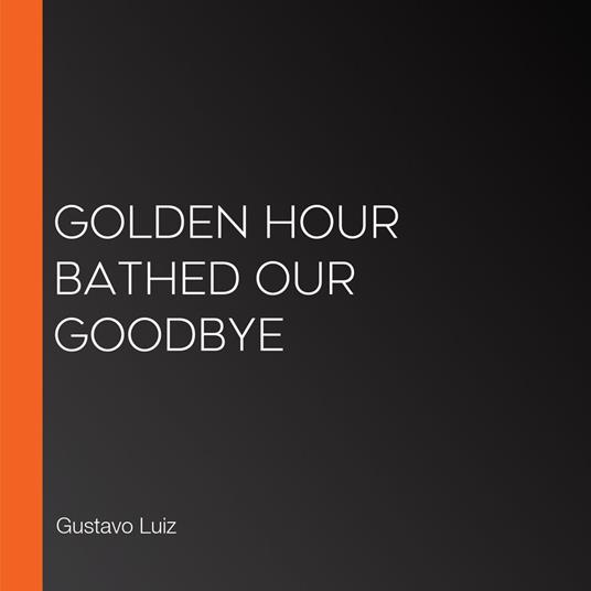 Golden hour bathed our goodbye
