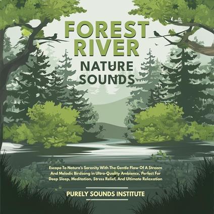 Forest River Nature Sounds: Escape To Nature’s Serenity With The Gentle Flow Of A Stream And Melodic Birdsong in Ultra-Quality Ambience, Perfect For Deep Sleep, Meditation, Stress Relief, And Ultimate Relaxation