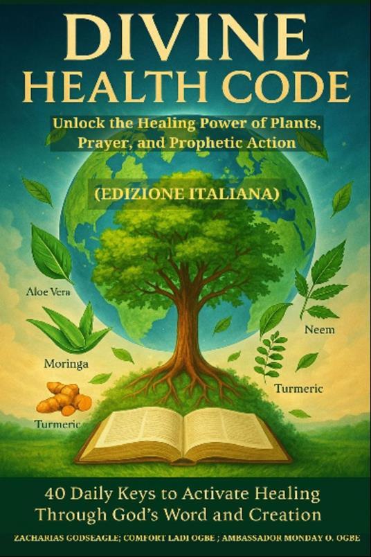 DIVINE HEALTH CODE - 40 Daily Keys to Activate Healing Through God's Word and Creation Unlock the Healing Power of Plants, Prayer, and Prophetic Action ITALIAN EDITION (Edizione italiana) - Zacharias Godseagle,Ambassador Monday O. Ogbe - ebook