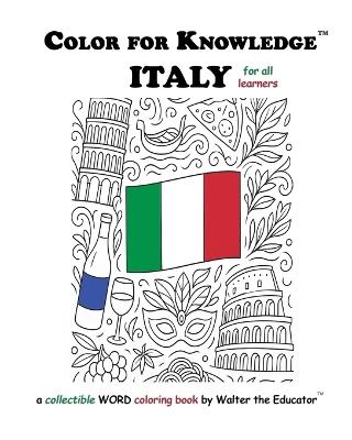 Color for Knowledge: Italy - Walter the Educator - cover