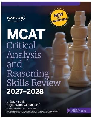 MCAT Critical Analysis and Reasoning Skills Review 2027-2028: Online + Book - Kaplan Test Prep - cover
