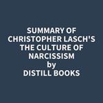 Summary of Christopher Lasch's The Culture of Narcissism