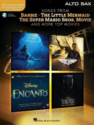 Songs from Barbie, The Little Mermaid: The Super Mario Bros. Movie, and More Top Movies for Alto Sax - cover