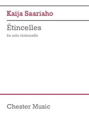 Saariaho: Entincelles for Solo Cello - cover