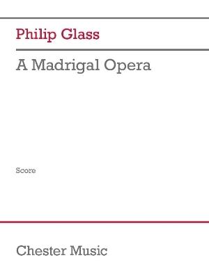 A Madrigal Opera: Score - cover