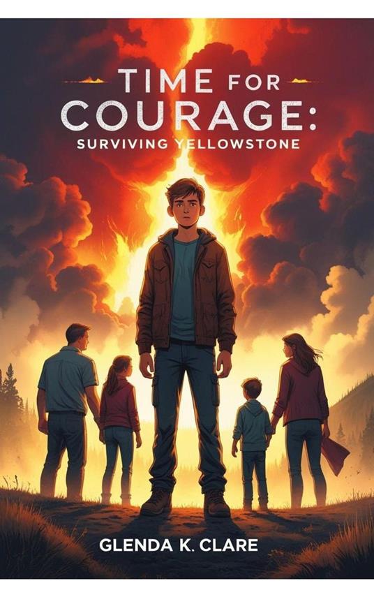 Time for Courage: Surviving Yellowstone - Glenda K Clare - ebook