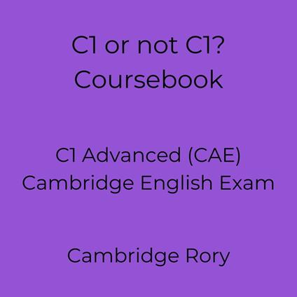 C1 or not C1? Coursebook