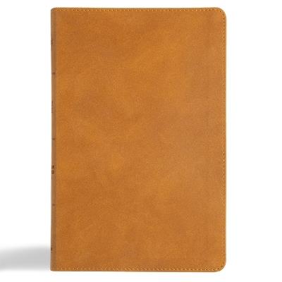 CSB Thinline Bible, Digital Study Edition, Camel Suedesoft Leathertouch - Csb Bibles by Holman - cover