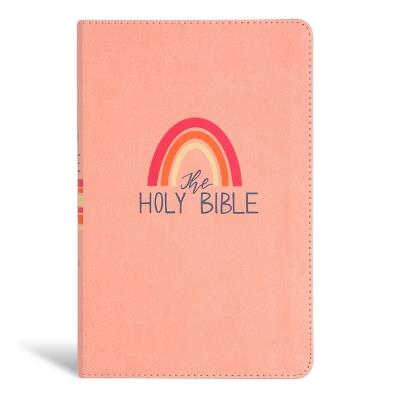KJV Kids Bible, Peach Leathertouch - cover