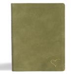 CSB Notetaking Bible, Revive Our Hearts Edition, Sage Suedesoft Leathertouch: With Prayers and Encouragement from Nancy DeMoss Wolgemuth
