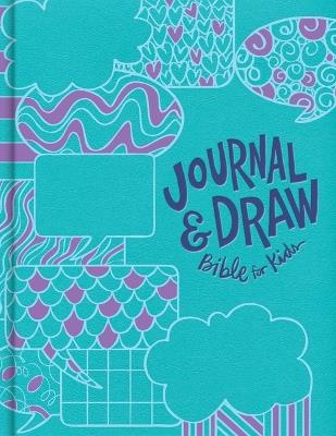 CSB Journal and Draw Bible for Kids, Teal Leathertouch Over Board - Csb Bibles by Holman - cover